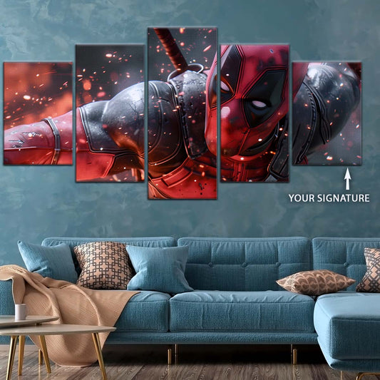 DC Wall Art - DCEU5034 - Deadpool - DC Extended Universe Poster - DC Extended Universe Canvas