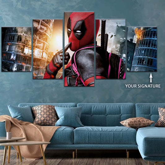 DC Wall Art - DCEU5035 - Deadpool - DC Extended Universe Poster - DC Extended Universe Canvas