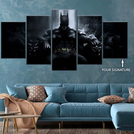 DC Wall Art - DCEU5044 - Batman - Dark Knight’s Throne from DC Comics - DC Extended Universe Poster - DC Extended Universe Canvas