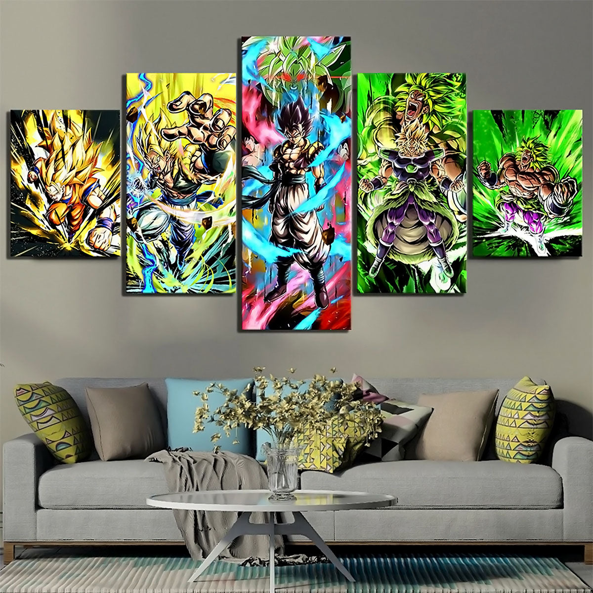 Dragon Ball Super Canvas Wall Art - DR5167 - Super Saiyan Vegito - Legendary Super Saiyan Broly