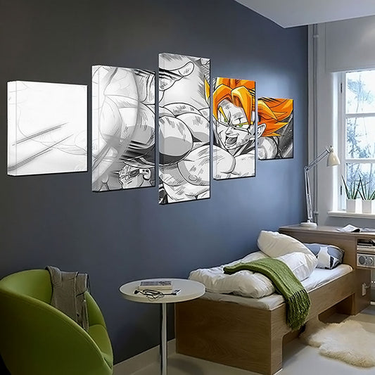 Dragon Ball Canvas Wall Art - DR5164 - Super Saiyan Goku