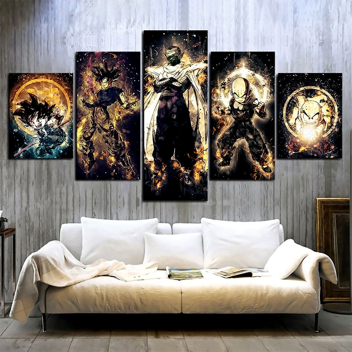 Dragon Ball Canvas Wall Art - DR5185 - Goku - Picolo - Krillin