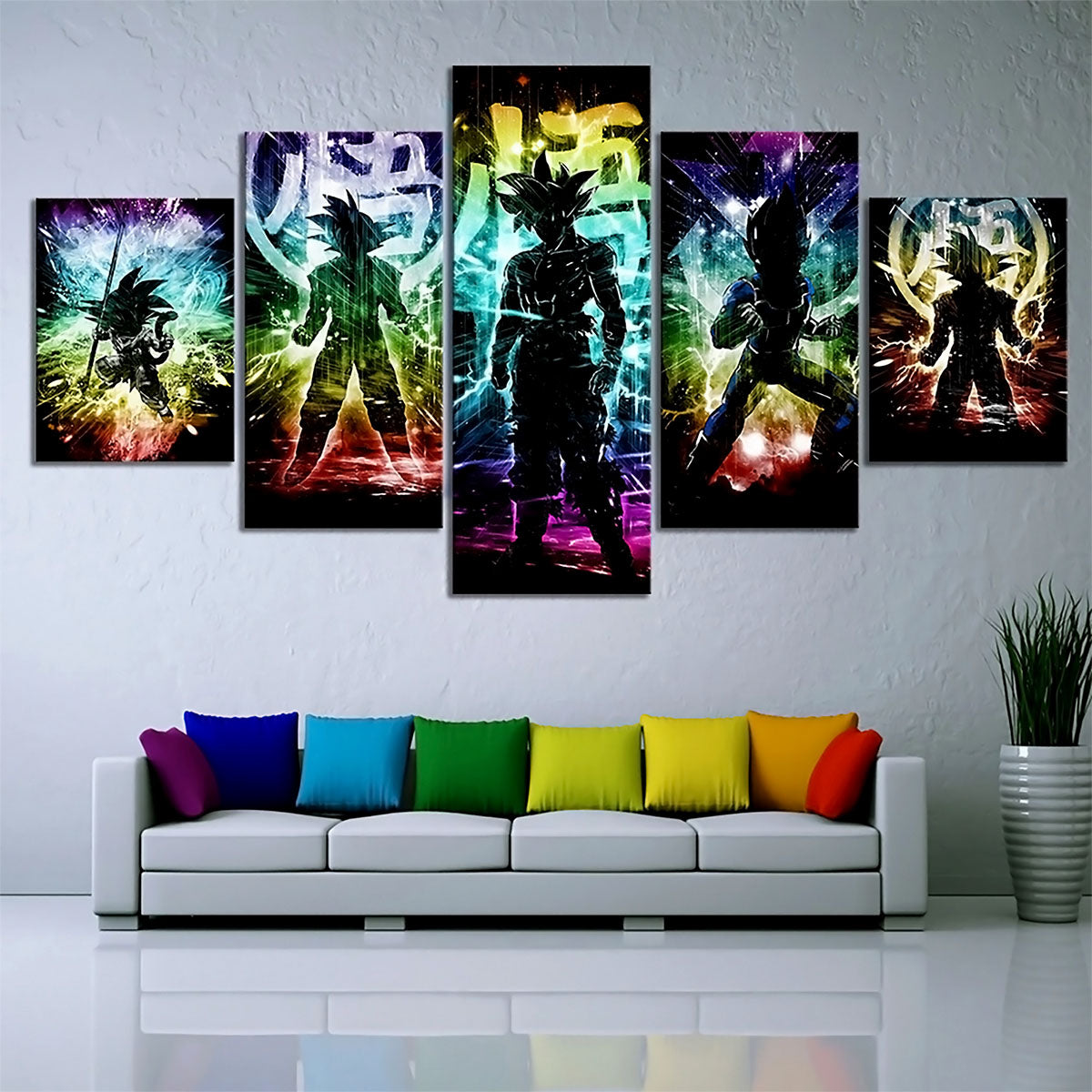 Dragon Ball Canvas Wall Art - DR5160 - Goku - Vegeta