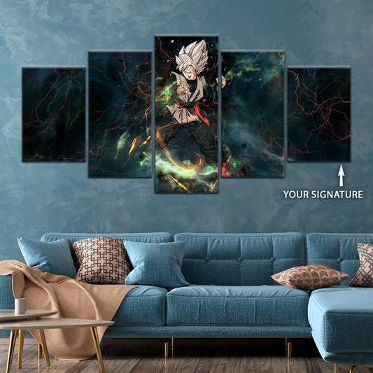 Dragon Ball Super Canvas Wall Art - DR5004 - Super Saiyan Black Goku