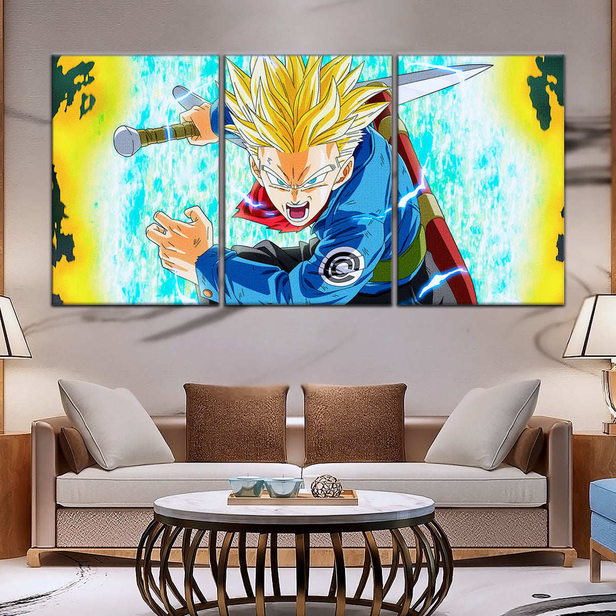 Dragon Ball Super Canvas Wall Art - DR5106 - Future Trunks Super Saiyan
