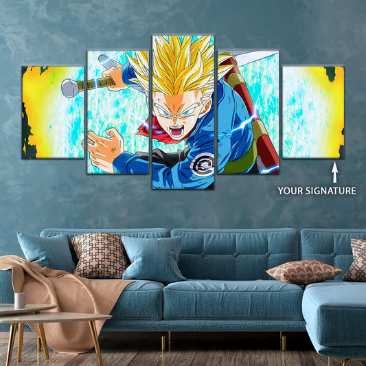 Dragon Ball Super Canvas Wall Art - DR5106 - Future Trunks Super Saiyan