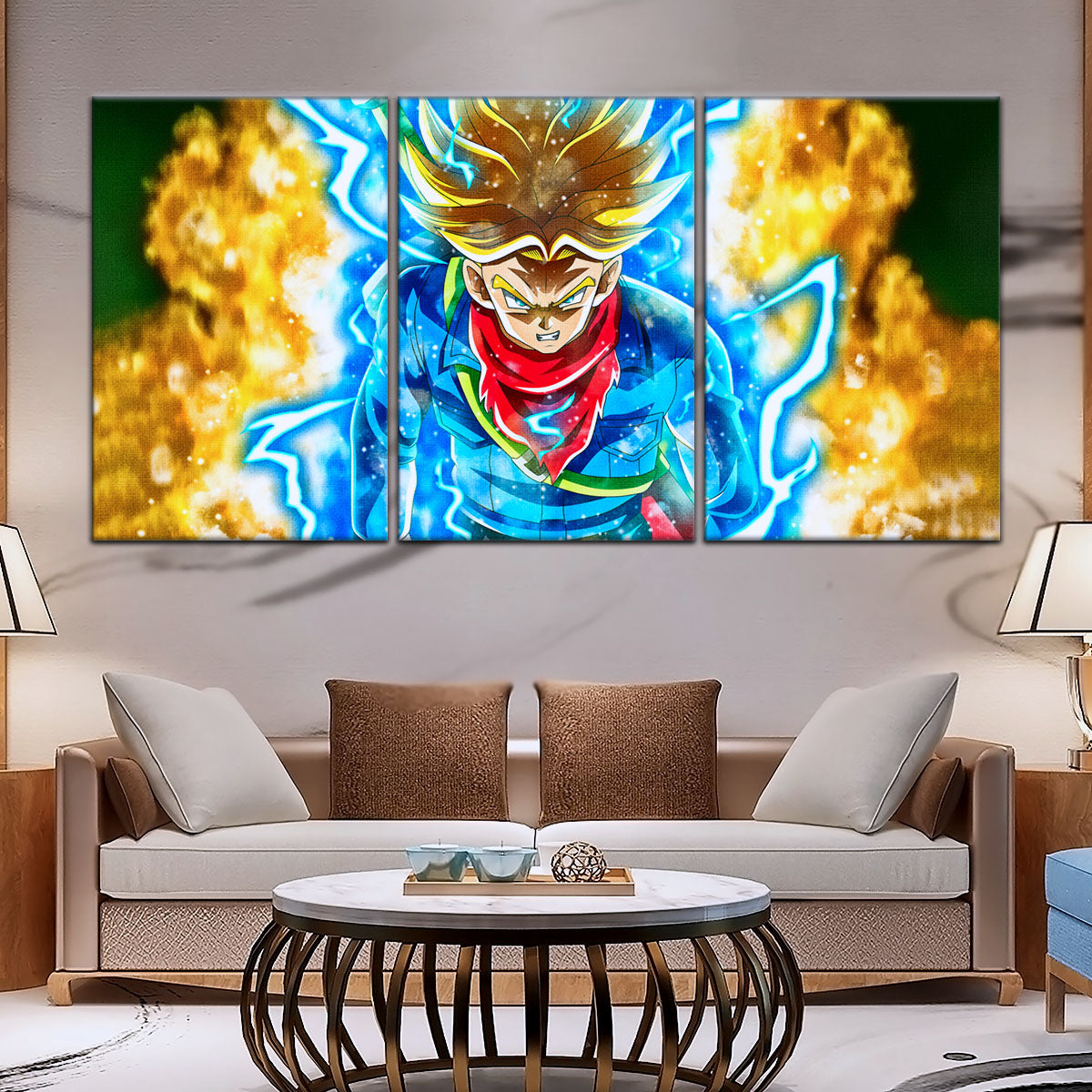 Dragon Ball Super Canvas Wall Art - DR5107 - Future Trunks Super Saiyan