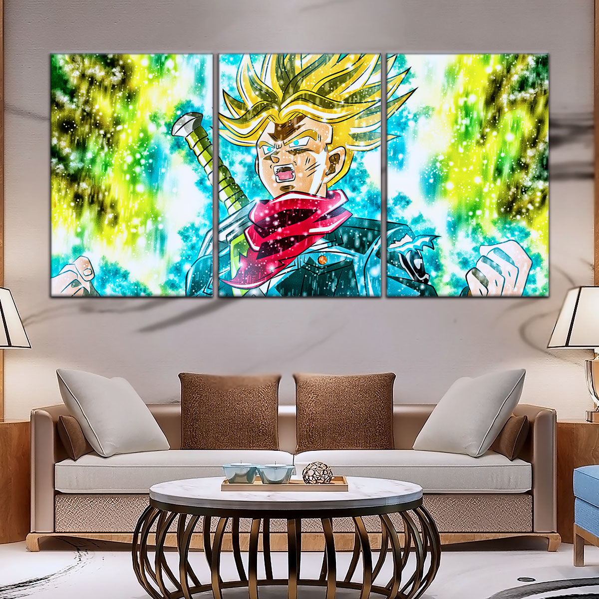 Dragon Ball Super Canvas Wall Art - DR5110 - Future Trunks Super Saiyan