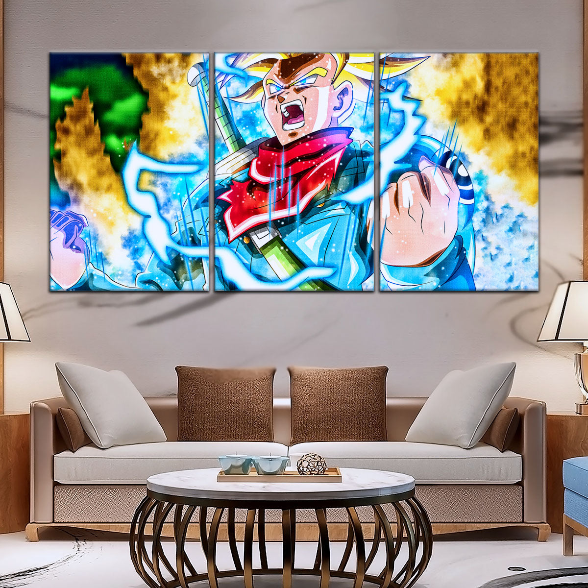 Dragon Ball Super Canvas Wall Art - DR5111 - Future Trunks Super Saiyan