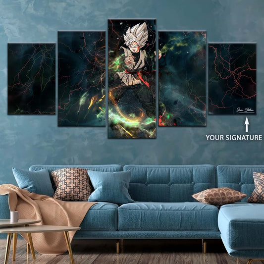 Dragon Ball Wall Art - DR5004 - Black Goku - Dragon Ball Super - Dragon Ball Poster - Dragon Ball Canvas