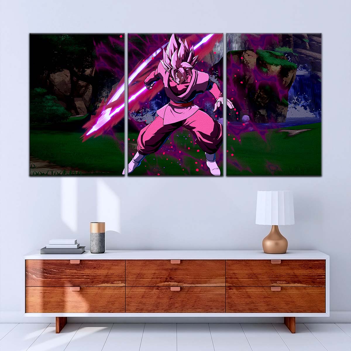 Dragon Ball Wall Art - DR5010 - Black Goku - Super Saiyan Rose - Dragon Ball Super - Dragon Ball Poster - Dragon Ball Canvas