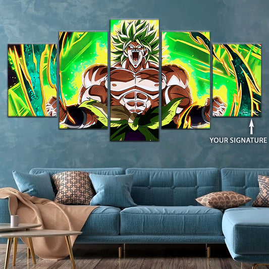 Dragon Ball Wall Art - DR5019 - Broly Unleashed - Dragon Ball Super - Dragon Ball Poster - Dragon Ball Canvas