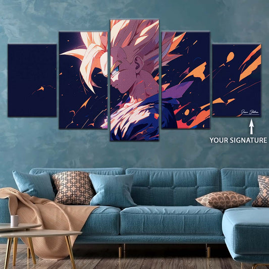 Dragon Ball Wall Art - DR5033 - Gohan - Super Saiyan - Dragon Ball Z - Dragon Ball Poster - Dragon Ball Canvas
