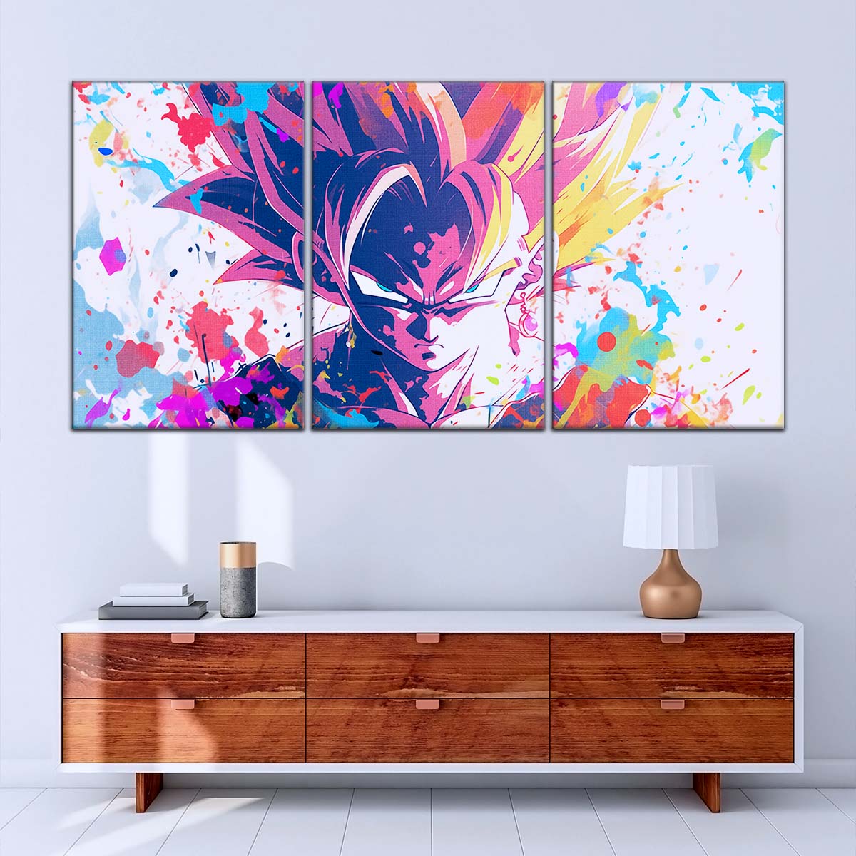 Dragon Ball Wall Art - DR5038 - Goku - Super Saiyan - Dragon Ball Super - Dragon Ball Poster - Dragon Ball Canvas