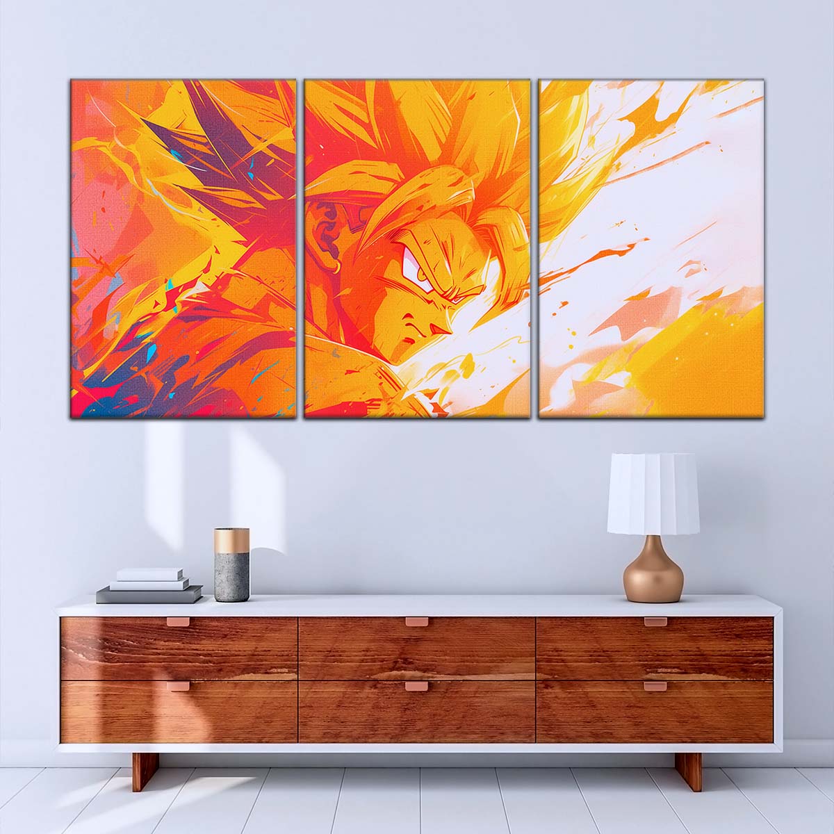 Dragon Ball Wall Art - DR5040 - Goku - Super Saiyan - Dragon Ball Z - Dragon Ball Poster - Dragon Ball Canvas
