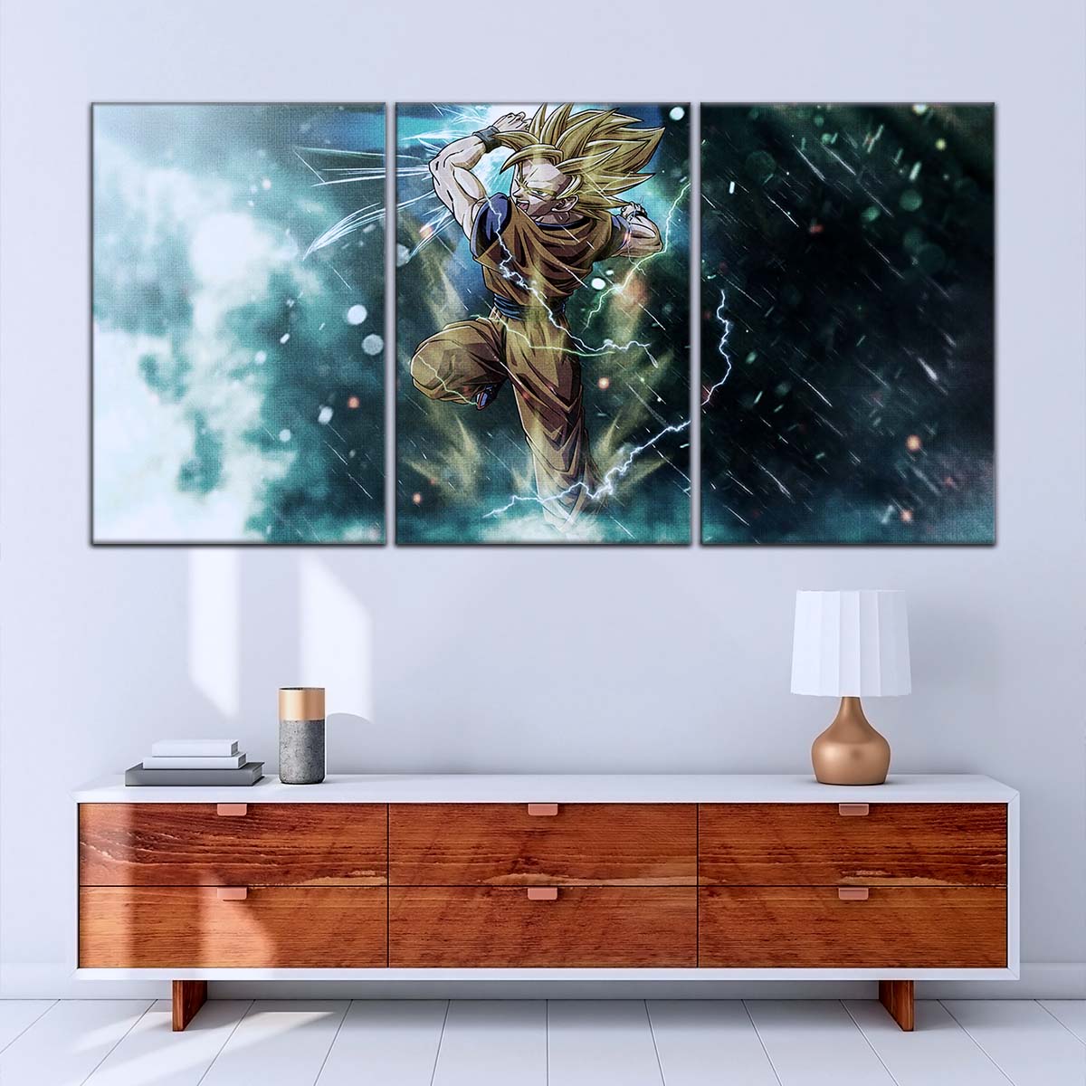 Dragon Ball Wall Art - DR5044 - Goku - Super Saiyan 2 - Dragon Ball Z - Dragon Ball Poster - Dragon Ball Canvas