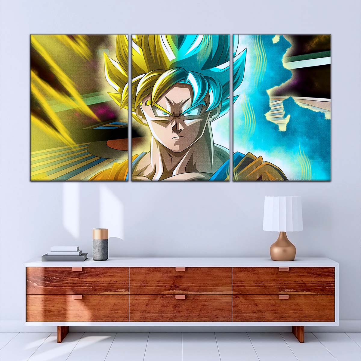 Dragon Ball Wall Art - DR5049 - Goku - Super Saiyan Blue - Dragon Ball Super - Dragon Ball Poster - Dragon Ball Canvas