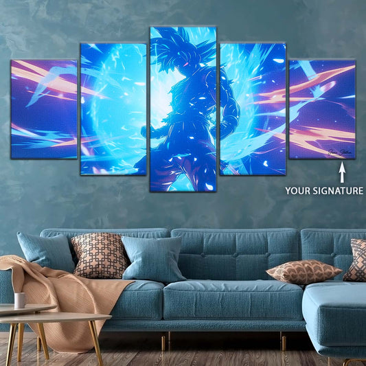Dragon Ball Wall Art - DR5053 - Goku - Super Saiyan Blue - Dragon Ball Super - Dragon Ball Poster - Dragon Ball Canvas