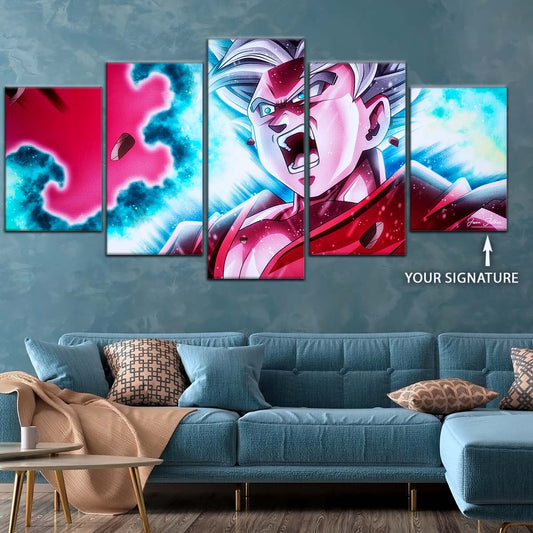Dragon Ball Wall Art - DR5088 - Mastered Ultra Instinct Goku - Dragon Ball Super - Dragon Ball Poster - Dragon Ball Canvas