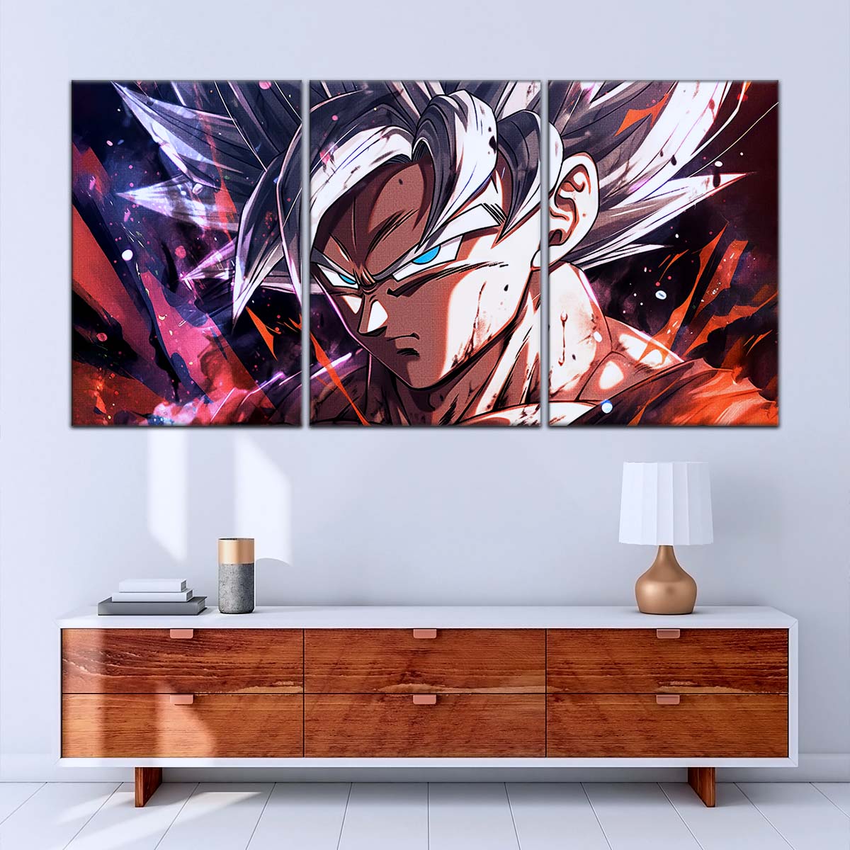 Dragon Ball Wall Art - DR5091 - Mastered Ultra Instinct Goku - Dragon Ball Super - Dragon Ball Poster - Dragon Ball Canvas