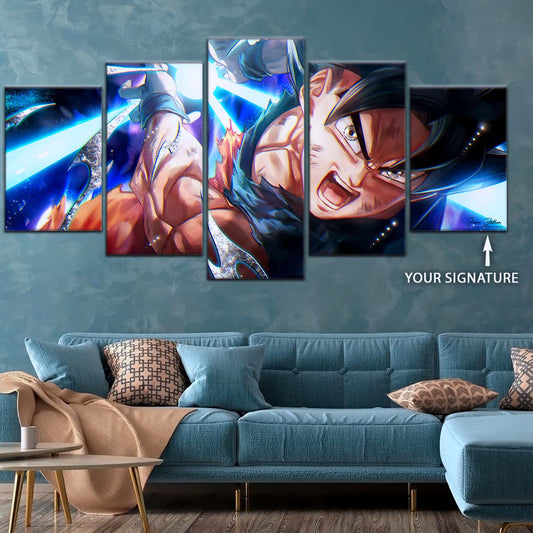 Dragon Ball Wall Art - DR5097 - Mastered Ultra Instinct Goku - Dragon Ball Super - Dragon Ball Poster - Dragon Ball Canvas