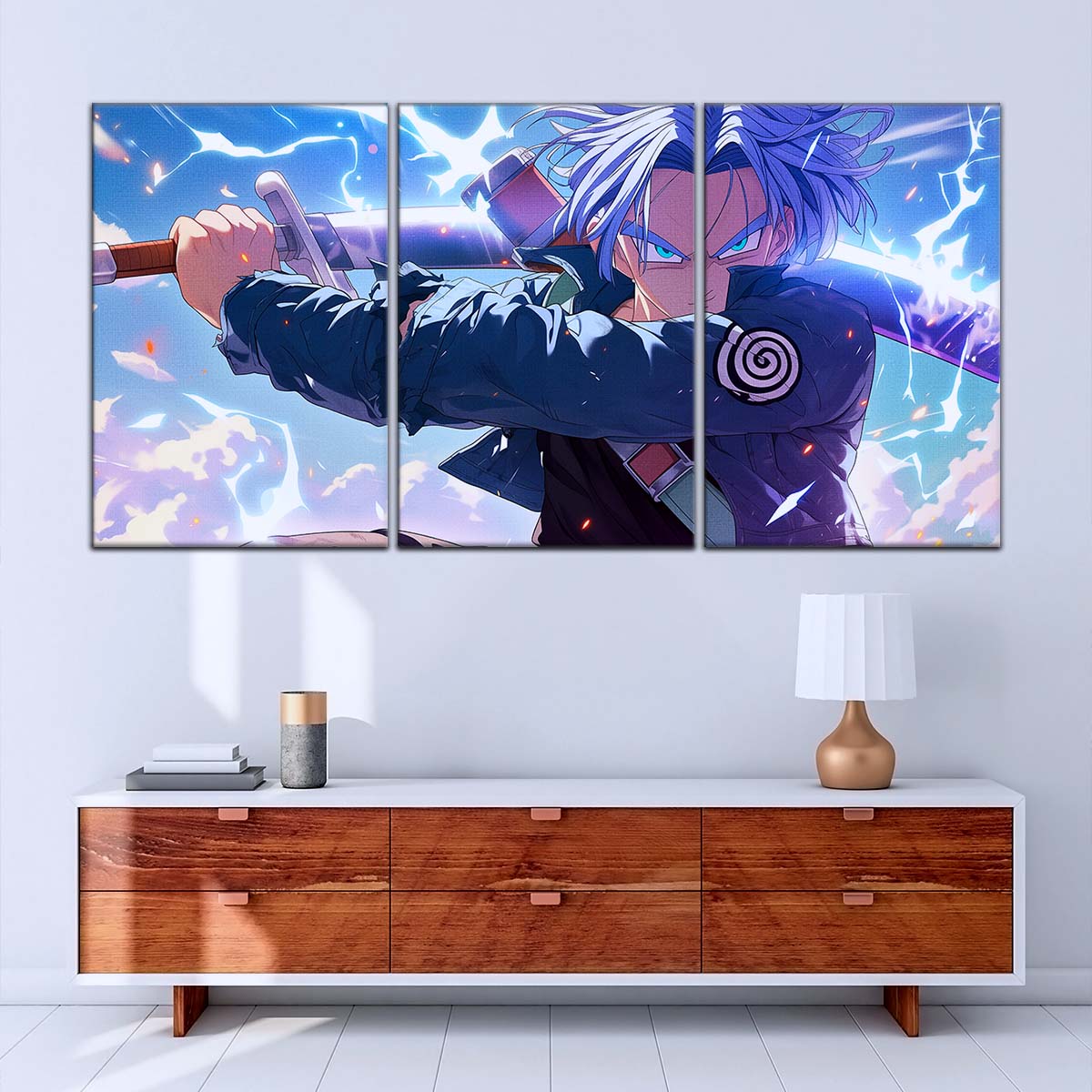 Dragon Ball Wall Art - DR5109 - Trunks' Lightning Fury - Dragon Ball Z - Dragon Ball Poster - Dragon Ball Canvas