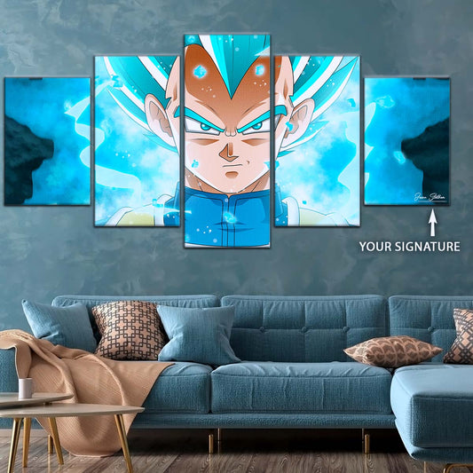 Dragon Ball Wall Art - DR5118 - Vegeta - Super Saiyan Blue - Dragon Ball Super - Dragon Ball Poster - Dragon Ball Canvas