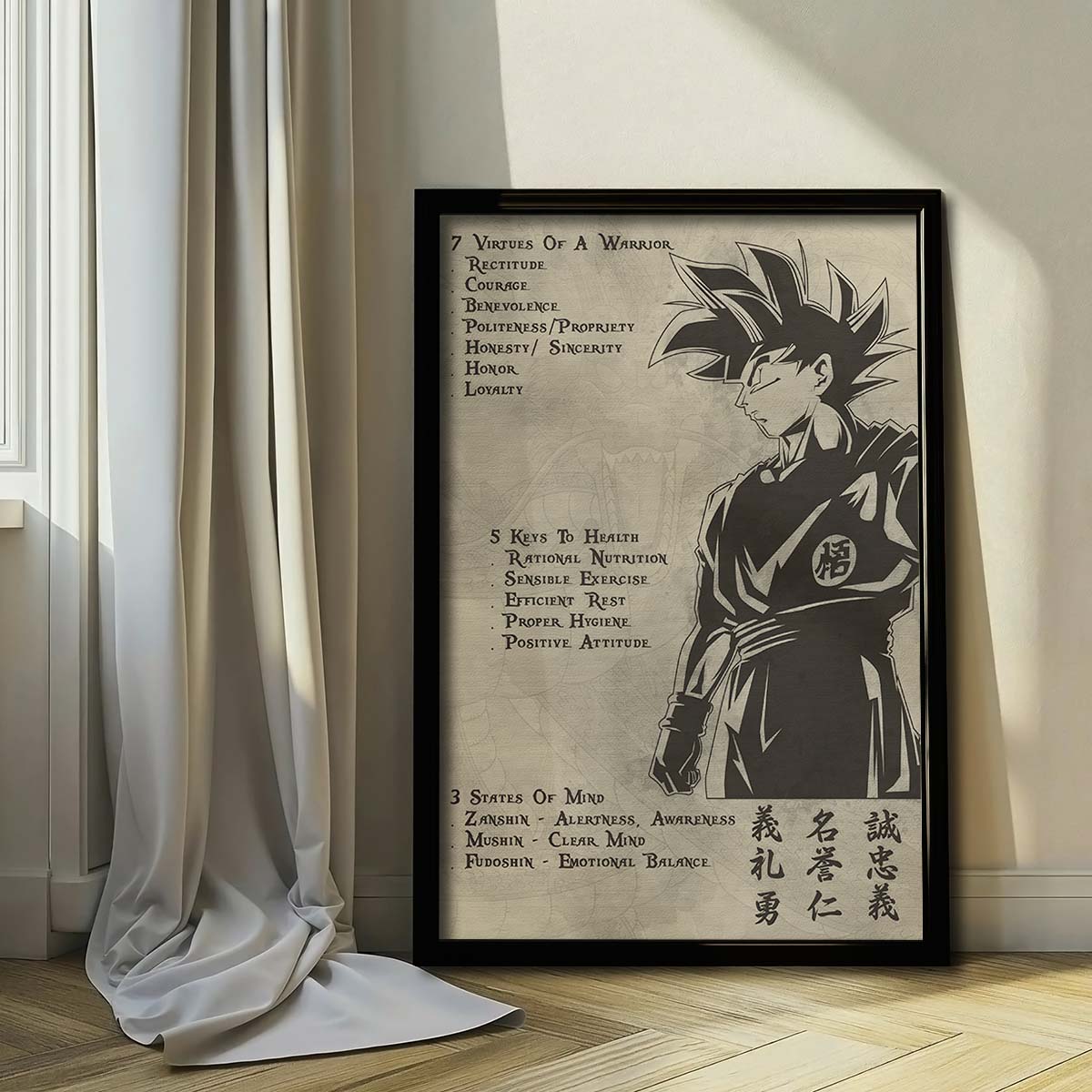 Dragon Ball Wall Art - Dragon Ball Poster - Dragon Ball Canvas - 7 5 3 CODE - Goku - DR044 - Vertical Poster - Vertical Canvas