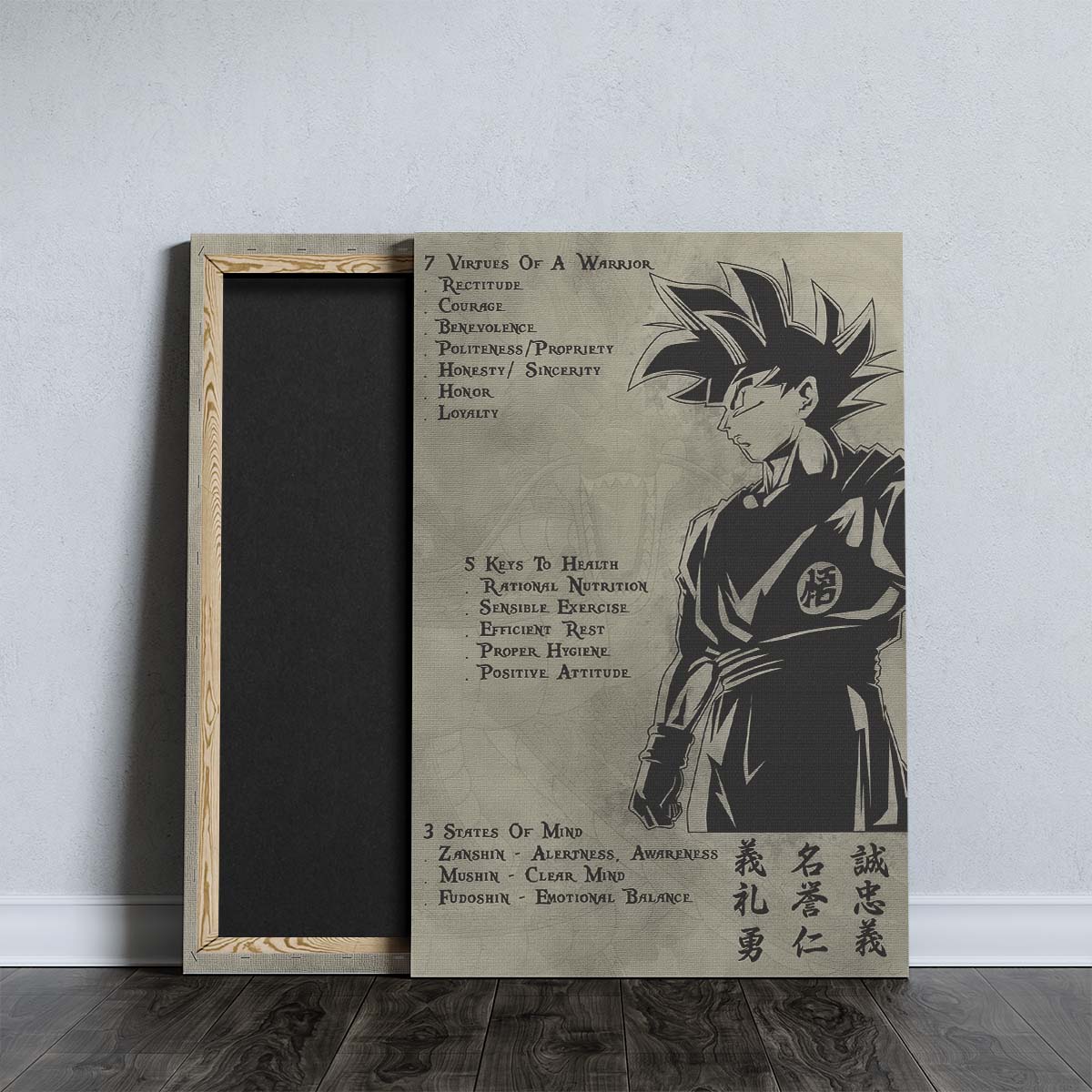 Dragon Ball Wall Art - Dragon Ball Poster - Dragon Ball Canvas - 7 5 3 CODE - Goku - DR044 - Vertical Poster - Vertical Canvas