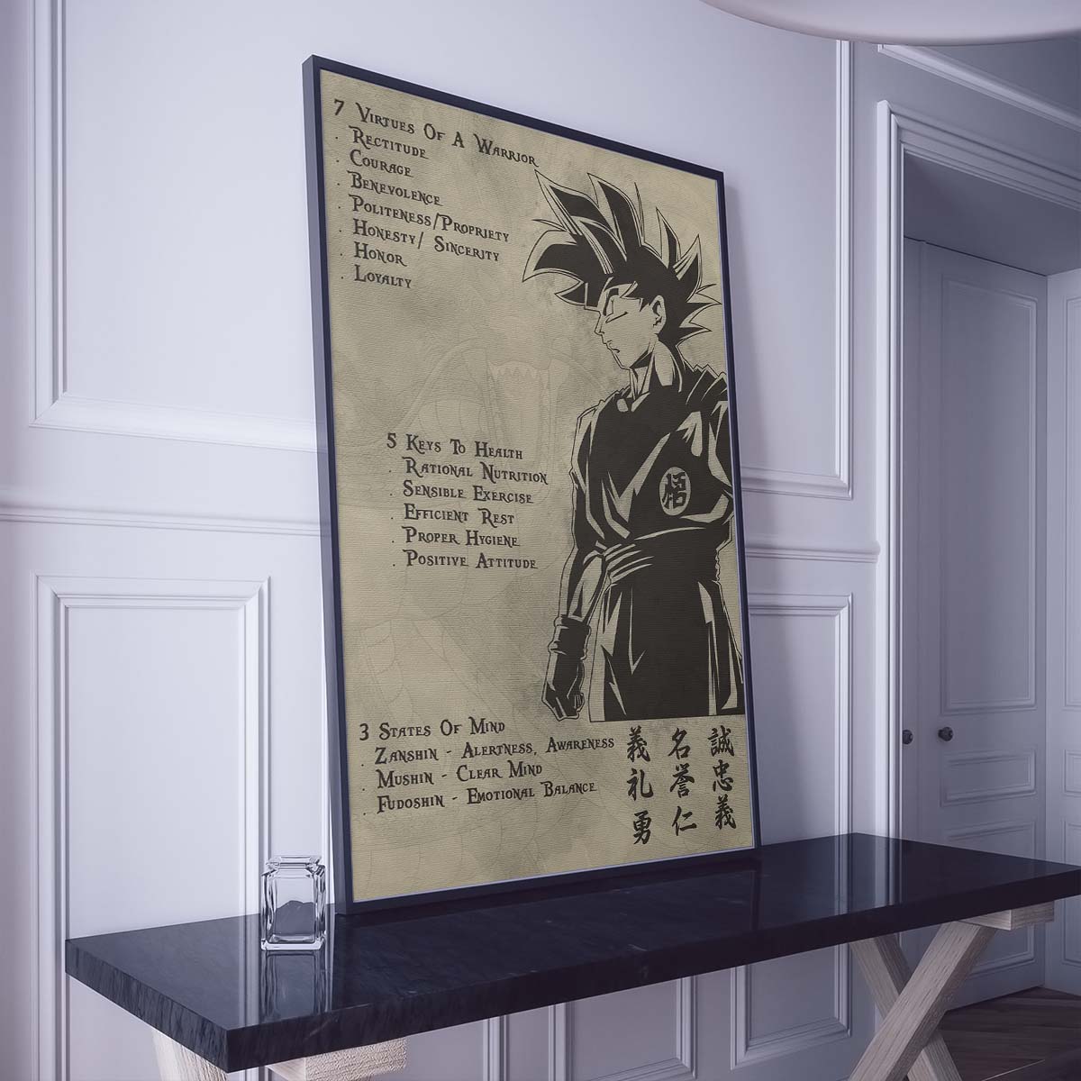 Dragon Ball Wall Art - Dragon Ball Poster - Dragon Ball Canvas - 7 5 3 CODE - Goku - DR044 - Vertical Poster - Vertical Canvas