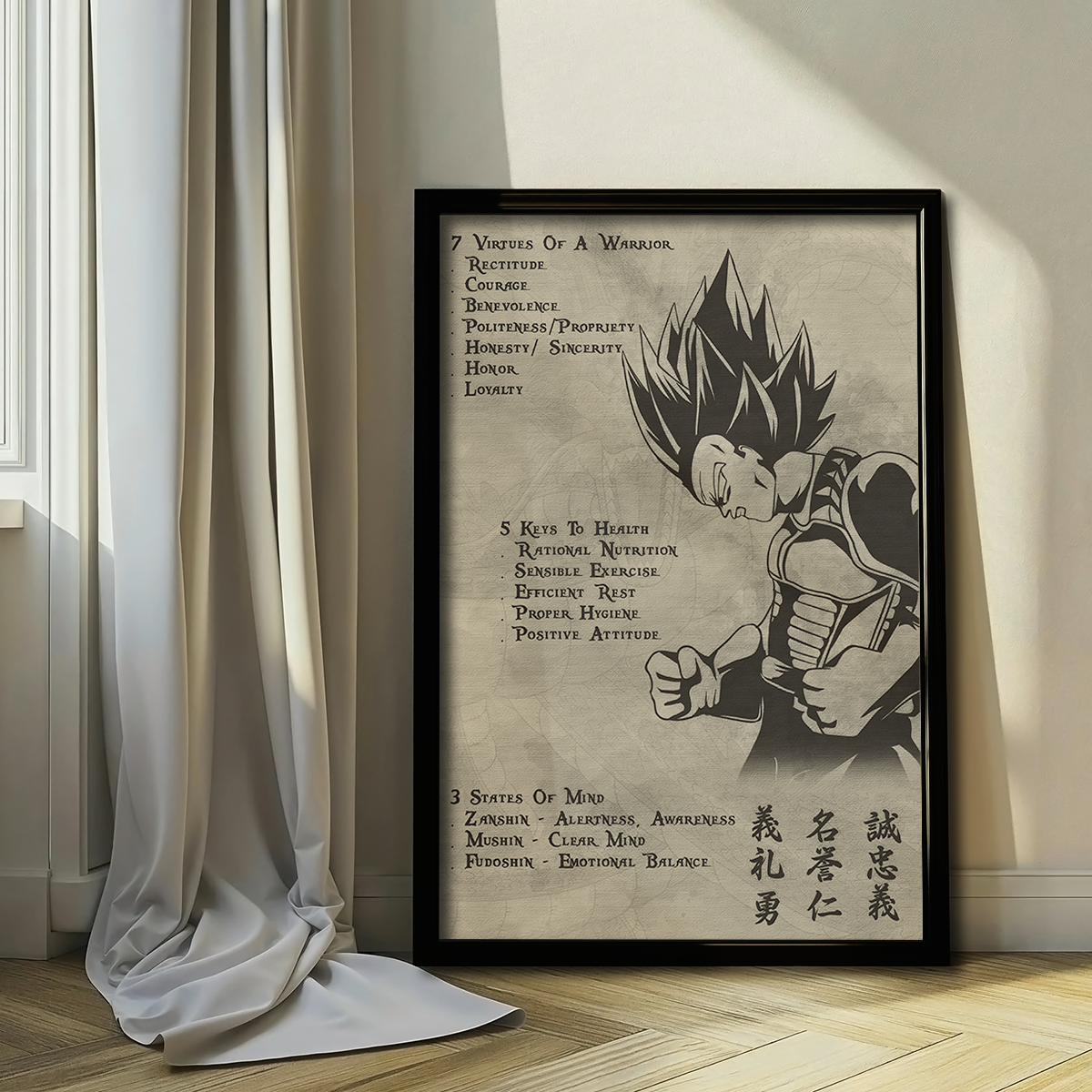 Dragon Ball Wall Art - Dragon Ball Poster - Dragon Ball Canvas - 7 5 3 CODE - Vegeta - DR043 - Vertical Poster - Vertical Canvas