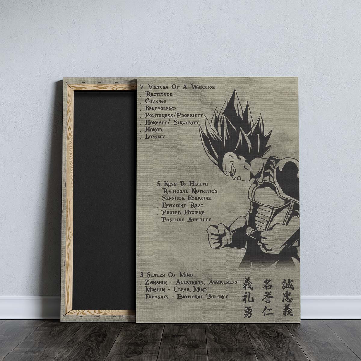 Dragon Ball Wall Art - Dragon Ball Poster - Dragon Ball Canvas - 7 5 3 CODE - Vegeta - DR043 - Vertical Poster - Vertical Canvas