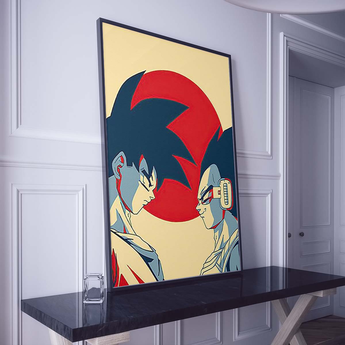 Dragon Ball Wall Art - Dragon Ball Poster - Dragon Ball Canvas - Goku - Vegeta - Vertical Poster - Vertical Canvas