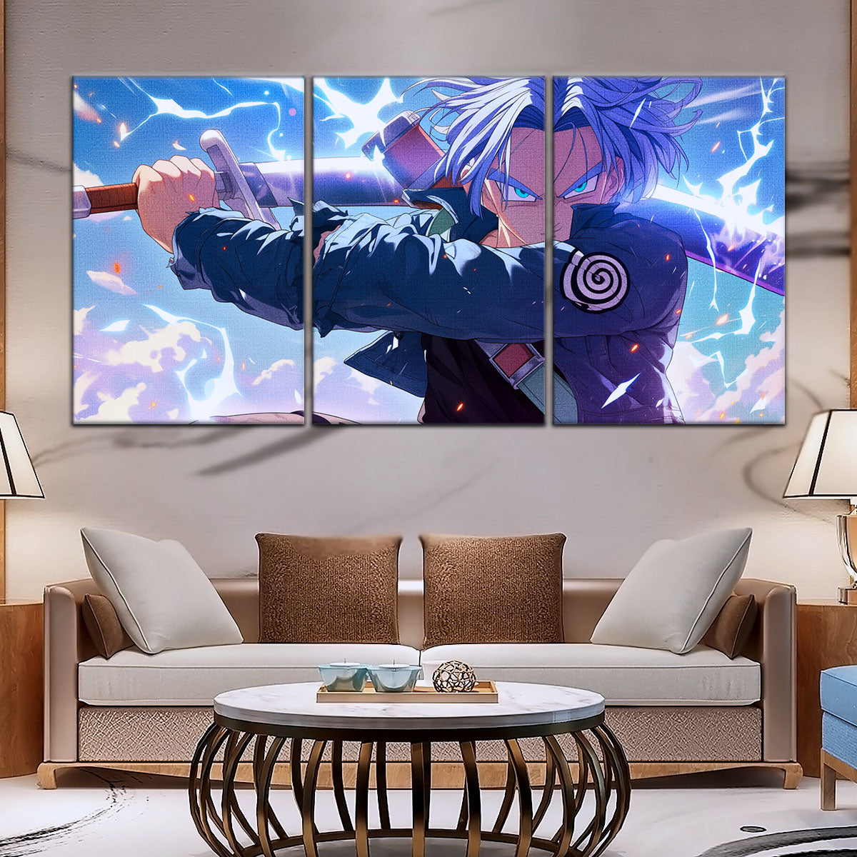 Dragon Ball Super Canvas Wall Art - DR5109 - Future Trunks Super Saiyan