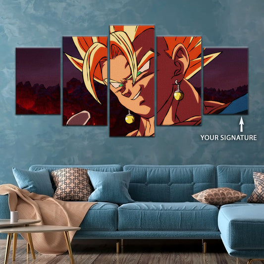 Dragon Ball Canvas Wall Art - DR5130 - Super Saiyan Vegito