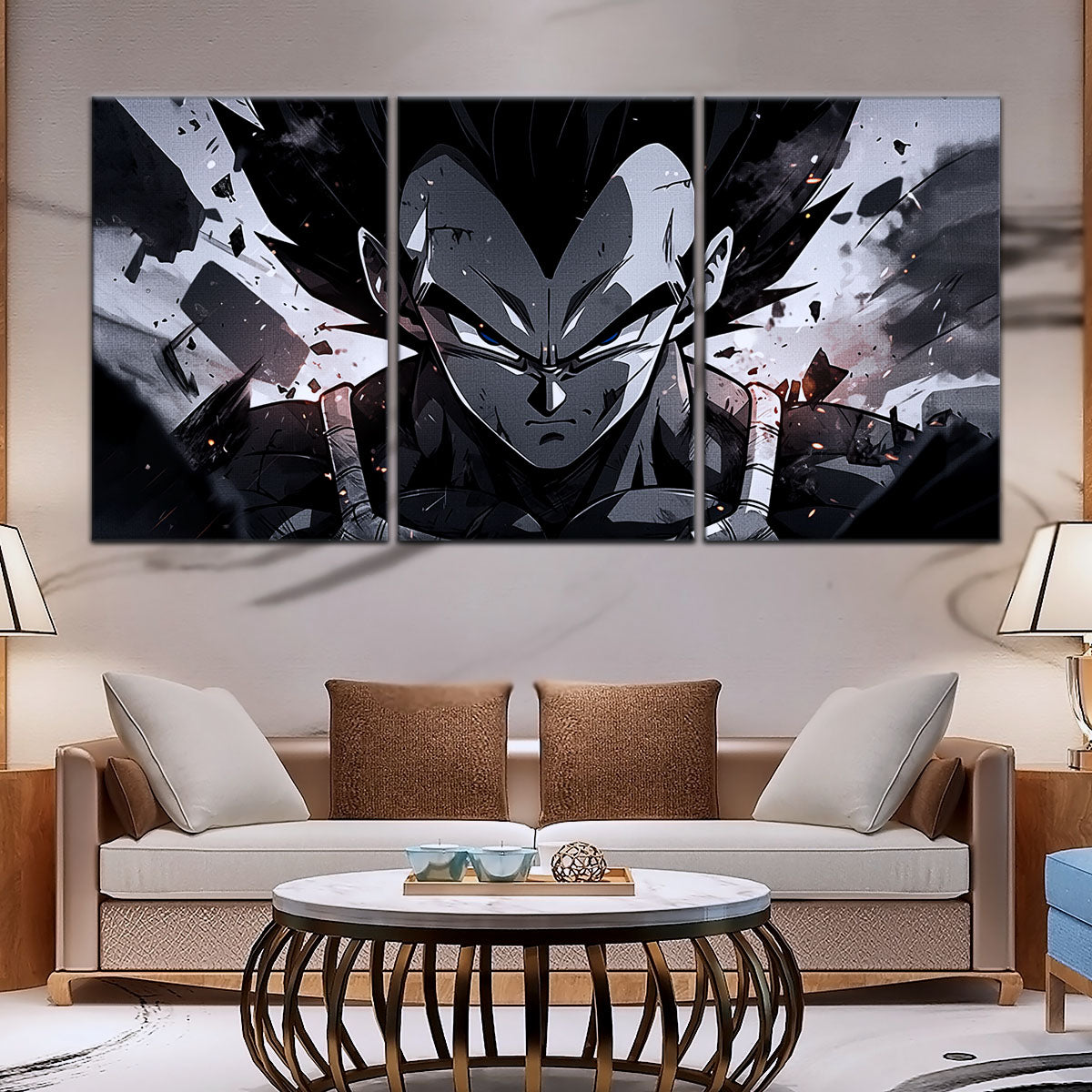 Dragon Ball Canvas Wall Art - DR5115 - Super Saiyan Vegeta
