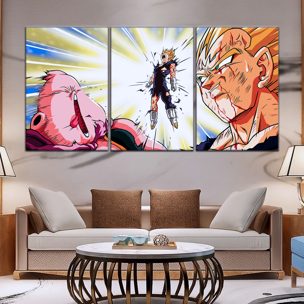 Dragon Ball Canvas Wall Art - DR5127 - Vegeta Final Explosion - Majin Buu