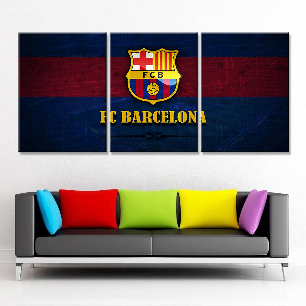 Soccer Canvas Wall Art - FB5022 - FC Barcelona - FCB