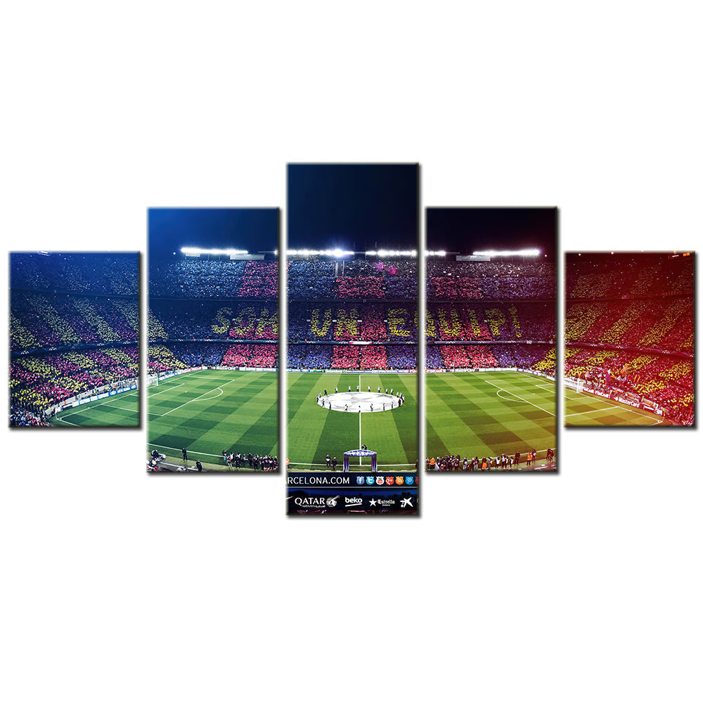 Soccer Canvas Wall Art - FB5016 - Barcelona Soccer Stadium