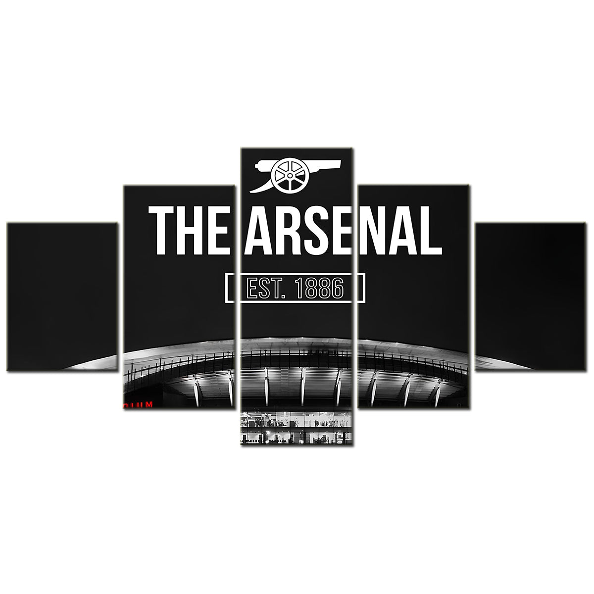 Soccer Canvas Wall Art - FB5002 - The Arsenal FC - EST.1886