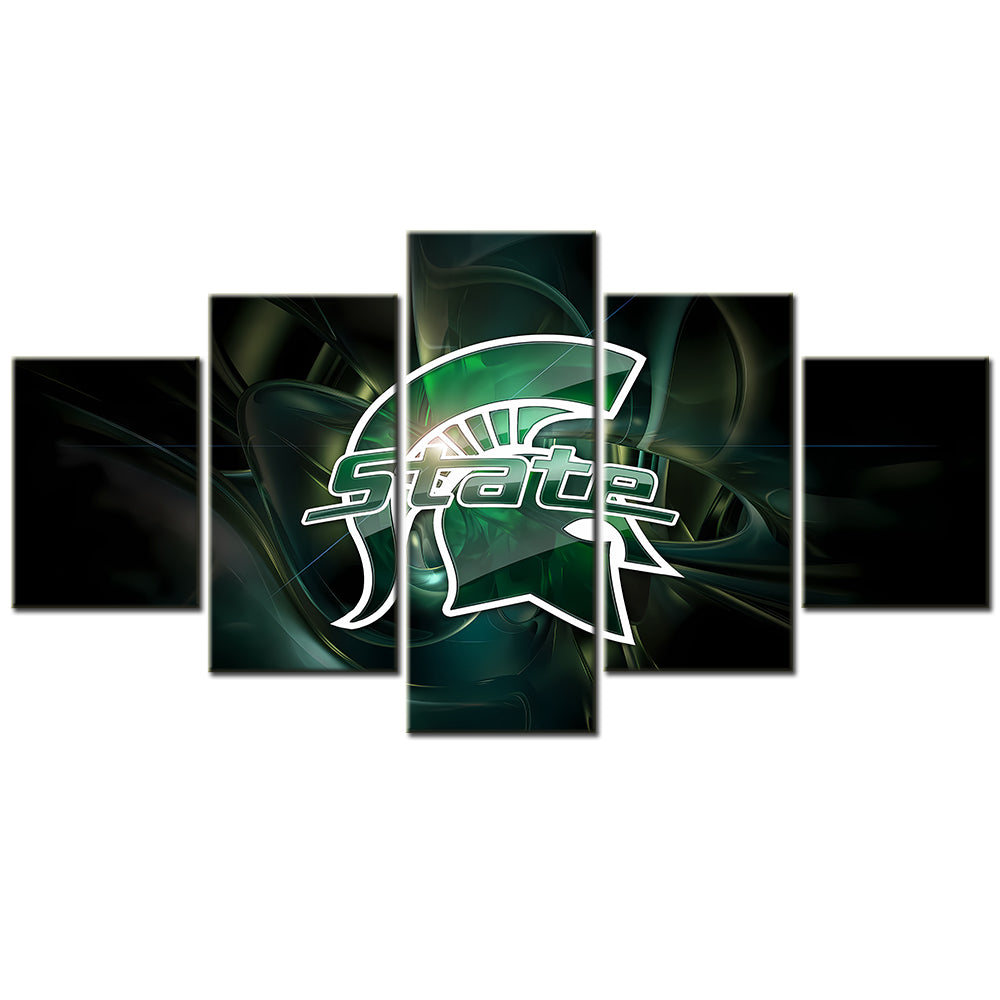 American Football Canvas Wall Art - FT5022 - Michigan State Spartans College Football