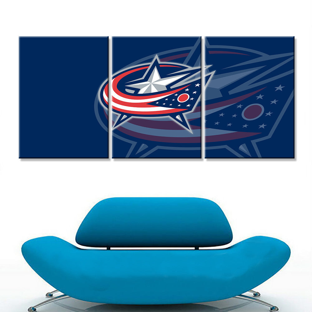 Hockey Canvas Wall Art - IH5014 - Columbus Blue Jackets