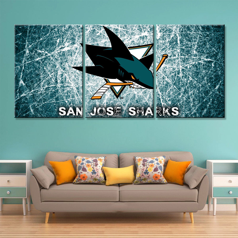 Hockey Canvas Wall Art - IH5022 - San Jose Sharks