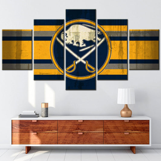 Hockey Canvas Wall Art - IH5011 - Buffalo Sabres