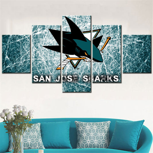 Hockey Canvas Wall Art - IH5022 - San Jose Sharks