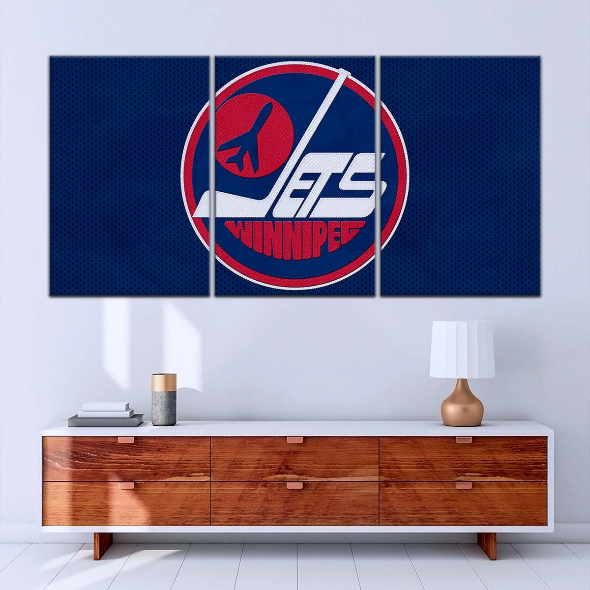 Hockey Canvas Wall Art - IH5025 - Winnipeg Jets Sports