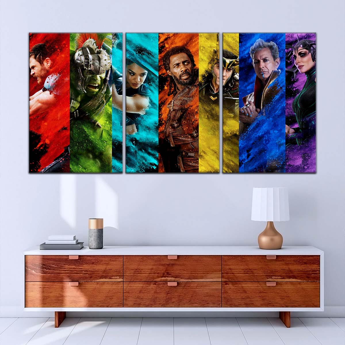 Marvel Wall Art - MCU5006 - Thor - Hulk - Loki - Ragnarok - Marvel Cinematic Universe Poster - Marvel Cinematic Universe Canvas