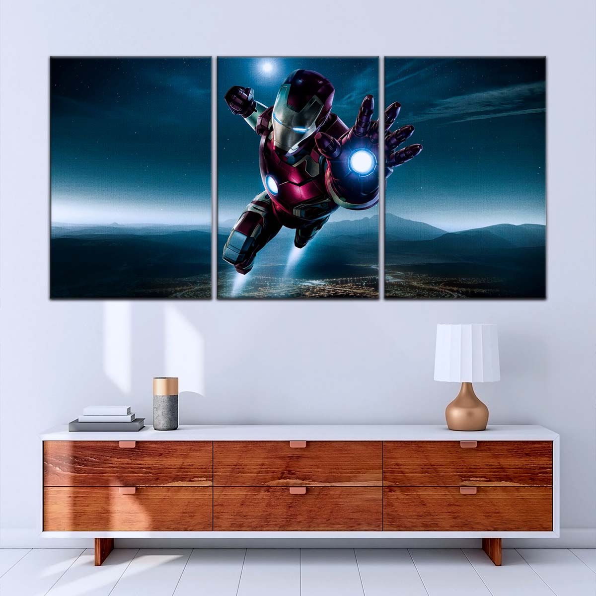Marvel Wall Art - MCU5025 - Iron Man - Avengers Age of Ultron Epic Flight - Marvel Cinematic Universe Poster - Marvel Cinematic Universe Canvas