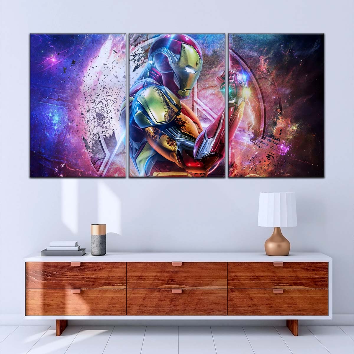 Marvel Wall Art - MCU5037 - Infinity Gauntlet Iron Man - Avengers EndGame - Marvel Cinematic Universe Poster - Marvel Cinematic Universe Canvas