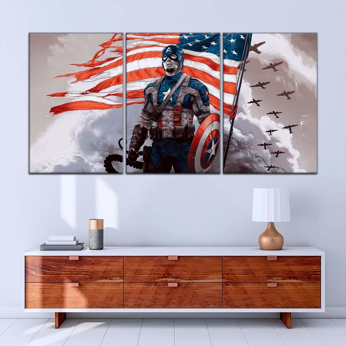 Marvel Wall Art - MCU5042 - Captain America - Marvel Cinematic Universe Poster - Marvel Cinematic Universe Canvas